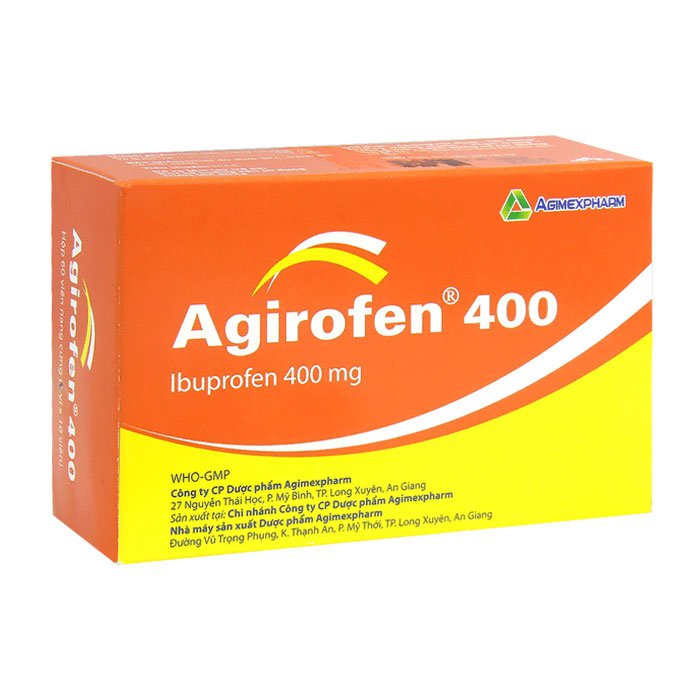 Công dụng thuốc Agirofen 400