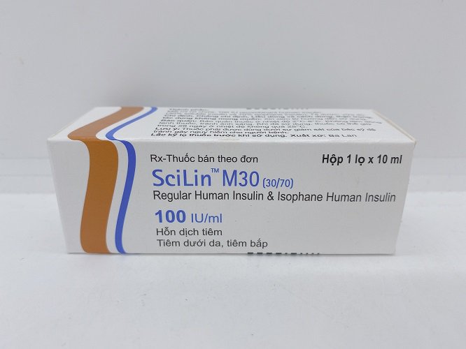 Công dụng của thuốc Scilin m30 40iu