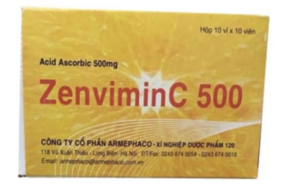 Công dụng thuốc Zenvimin C 500