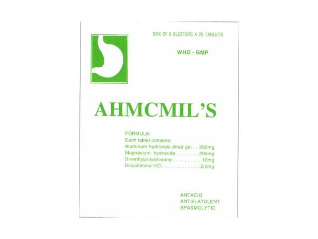 Công dụng thuốc Ahmcmil’s