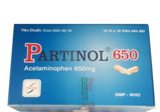 Công dụng thuốc Partinol 650 mg