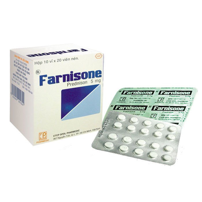 Công dụng thuốc Farnisone 5mg