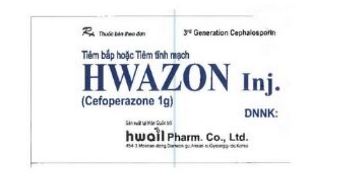 Công dụng thuốc Hwazon Inj