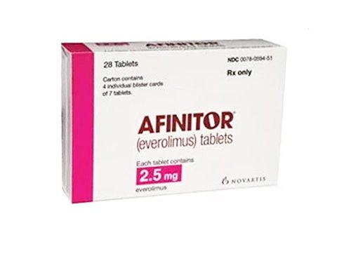 Công dụng thuốc Afinitor 2.5 mg