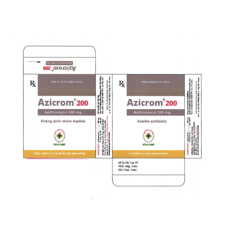 Công dụng thuốc Azicrom 200