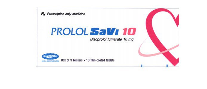 Các tác dụng phụ của thuốc Prolol savi 10