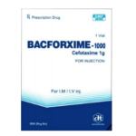Công dụng thuốc Bacforxime 1g