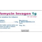 Công dụng thuốc Fosfomycin Invagen 1g