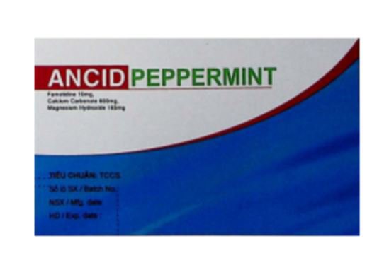 Công dụng thuốc Ancid Peppermint