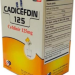 Công dụng thuốc Cadicefdin 125