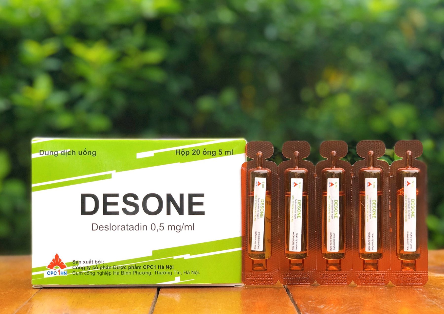 Tác dụng của thuốc Desone 5ml