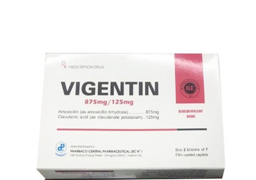 Công dụng thuốc Vigentin 875/125 DT