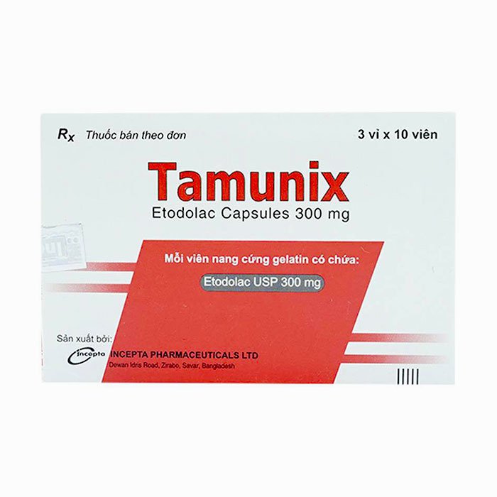 Công dụng thuốc Tamunix