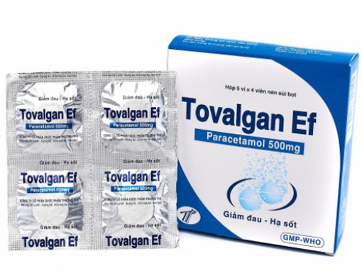 Các tác dụng phụ có thể gặp của thuốc Tovalgan ef