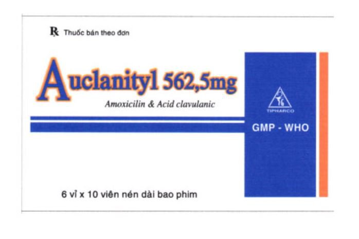 Công dụng thuốc Auclanityl 562 5mg