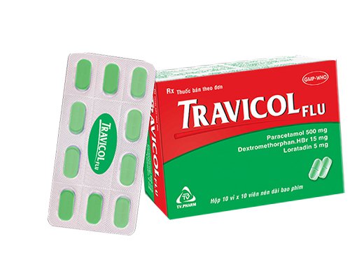 Công dụng thuốc travicol flu