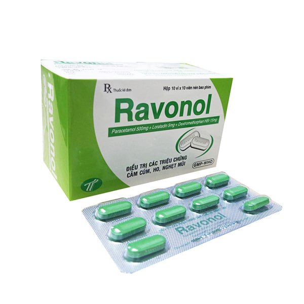 Công dụng thuốc Ravonol