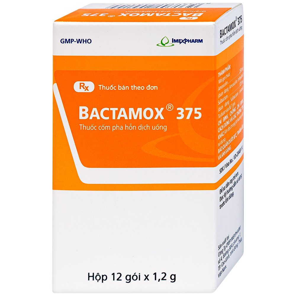 Công dụng thuốc Bactamox 375
