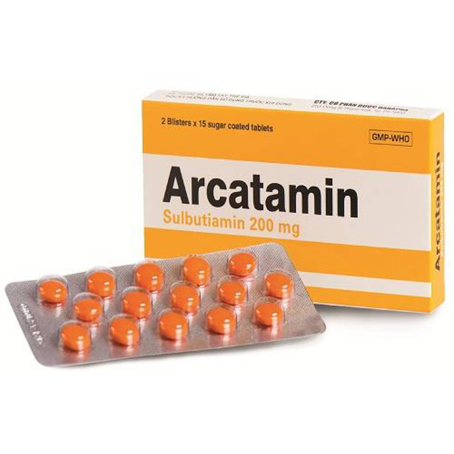 Công dụng thuốc Arcatamin 200 mg