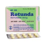 Các tác dụng của thuốc Rotunda