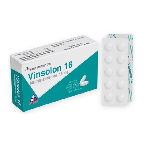 Công dụng thuốc Vinsolon 16mg