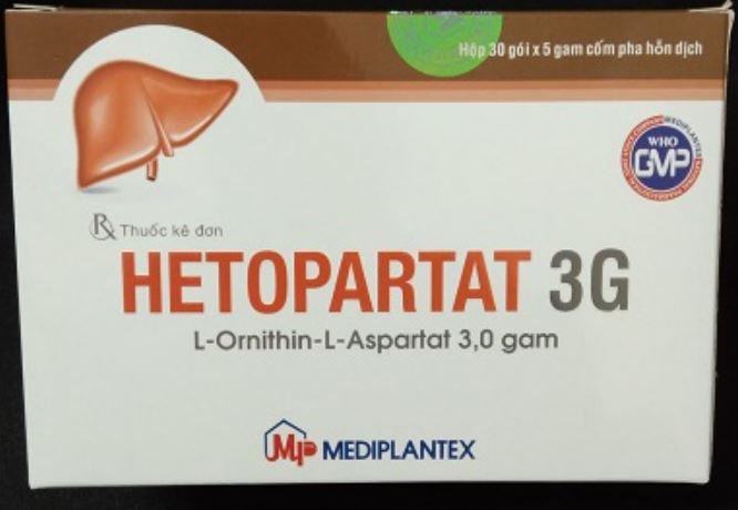 Công dụng thuốc Hetopartat 3g