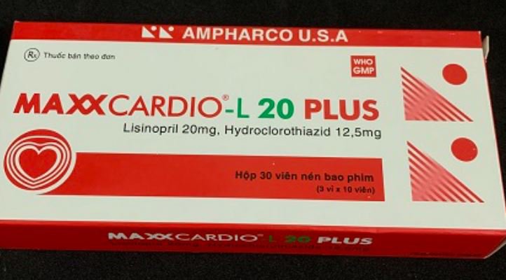 Công dụng thuốc Maxxcardio-L 20 Plus