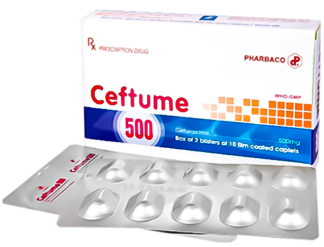 Công dụng thuốc Ceftume 500