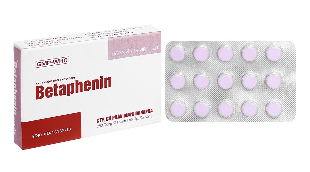Công dụng thuốc Betaphenin