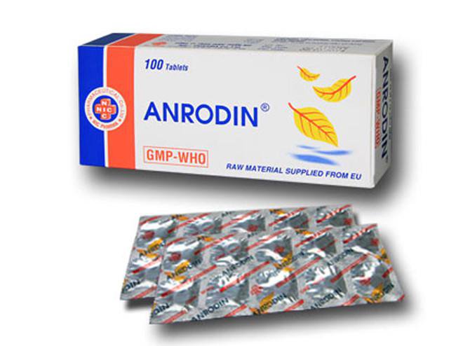 Công dụng thuốc Anrodin