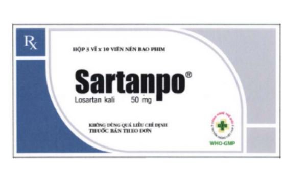 Công dụng thuốc Sartanpo