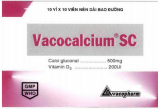 Công dụng thuốc Vacocalcium SC