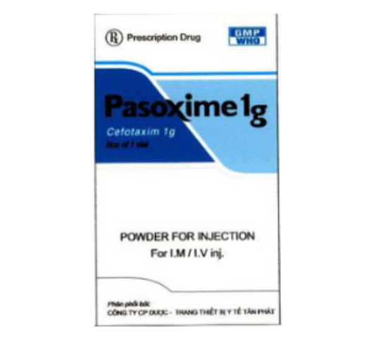 Công dụng thuốc Pasoxime 1g