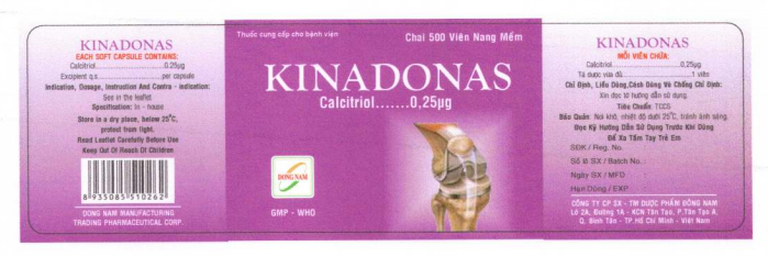 Công dụng thuốc Kinadonas