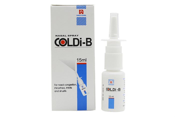 Lưu ý khi dùng thuốc xịt mũi Coldi B